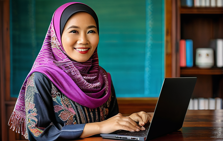 디지털 프리 존과 글로벌 시장 동향 - **Prompt 1: Empowering a Malaysian SME Entrepreneur for Global Reach**
A vibrant, inspiring scen...