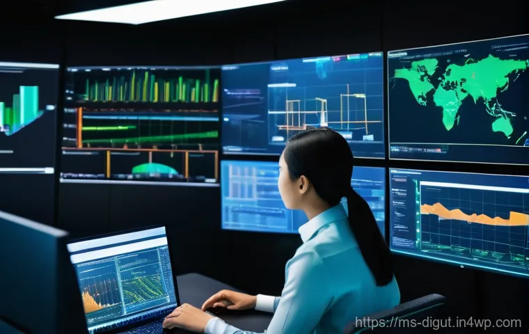 디지털 프리 존에서 성공적인 비즈니스 모델 - **Prompt:** A futuristic, yet grounded, depiction of an "e-fulfilment hub" in Malaysia. The central ...